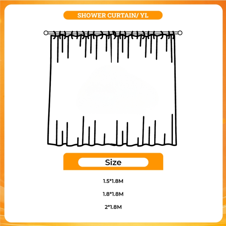 3D shower curtain - Harry Styles UK Store