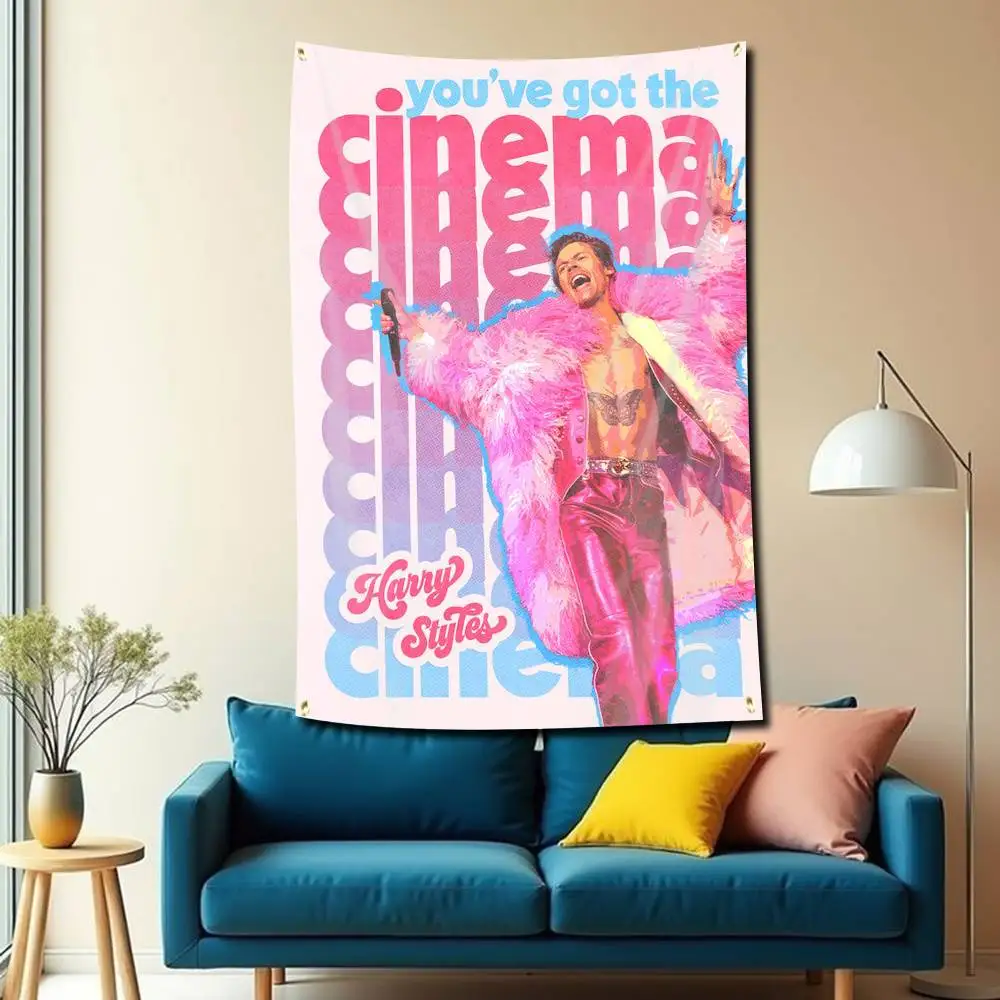 Harry Styles Retro Concert Tapestry