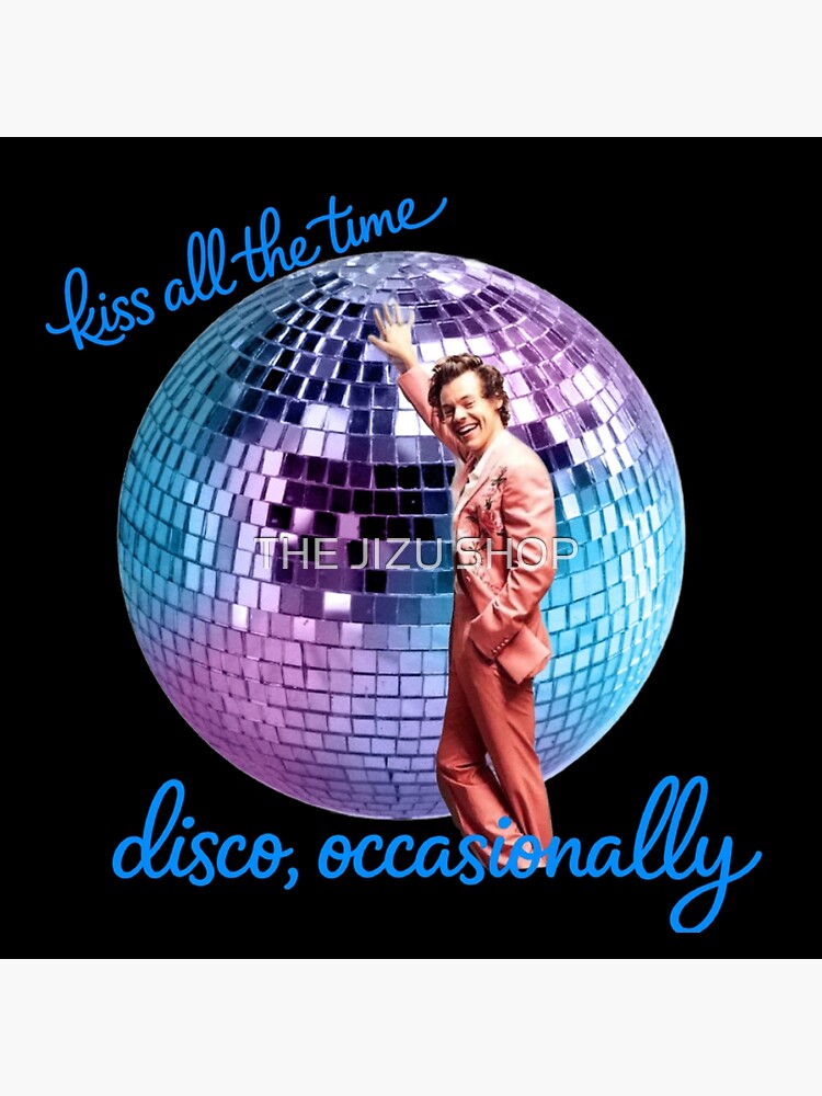 Harry Styles Kiss Disco Quote Art Tapestry - Image 2