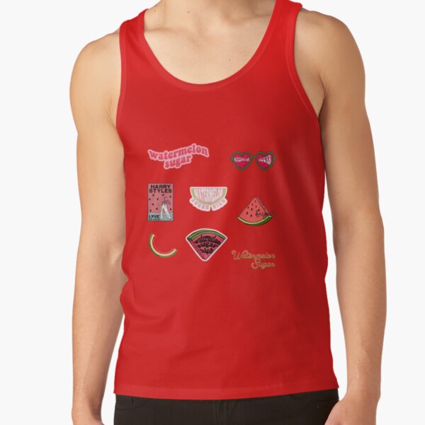 Watermelon Sugar High Sticker Pack Tank Top - Image 4