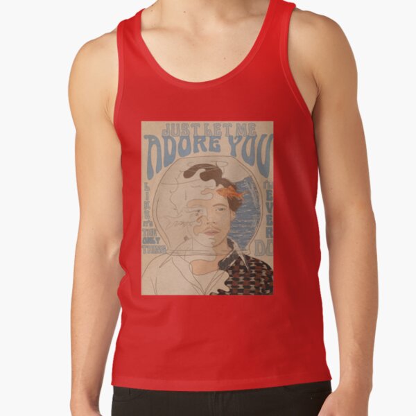 Adore You Poster Visual Art Tank Top - Image 4