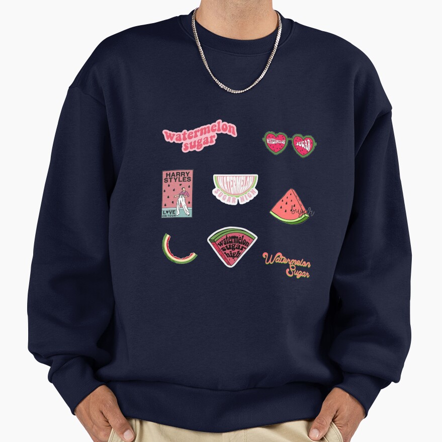 Watermelon Sugar High Sticker Pack Sweatshirt - Image 5