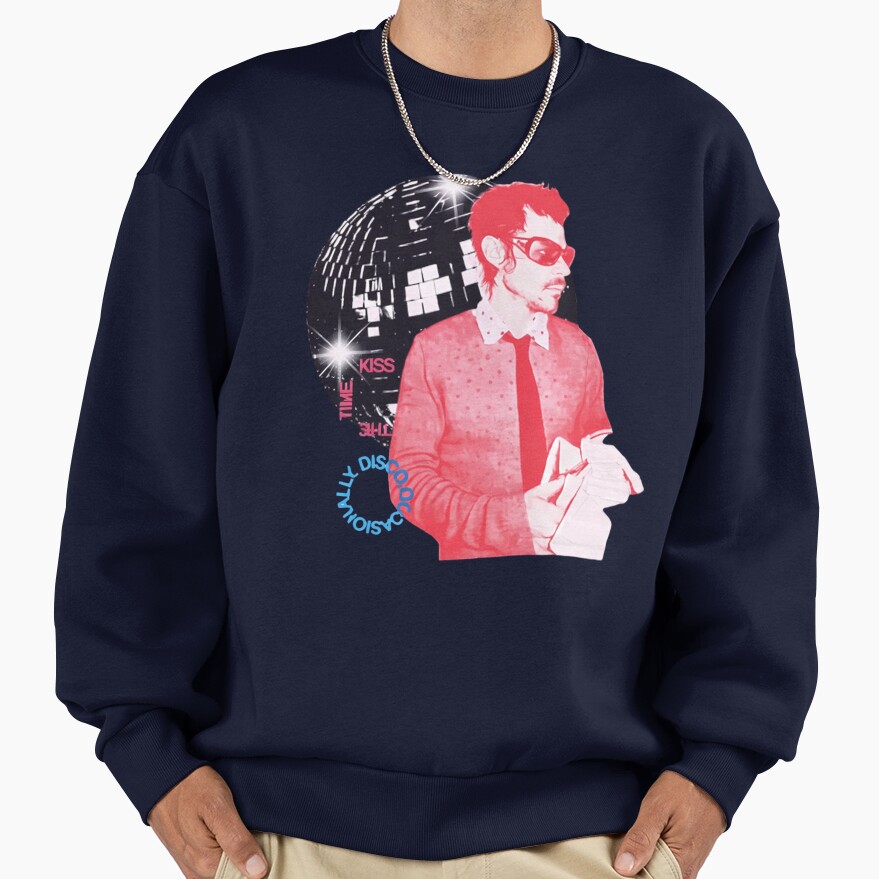 Harry Styles Seated On Disco Ball Sweatshirt - Image 5