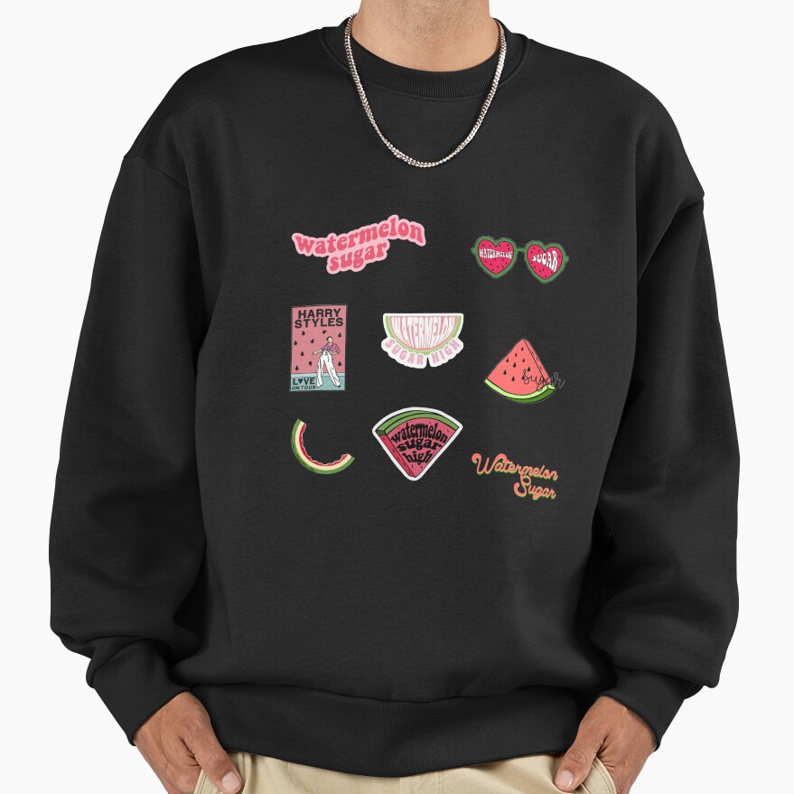 Watermelon Sugar High Sticker Pack Sweatshirt - Image 2
