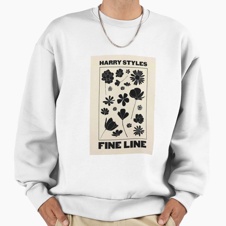 Harry Fine Line Poster Artwork Sweatshirt - Image 2