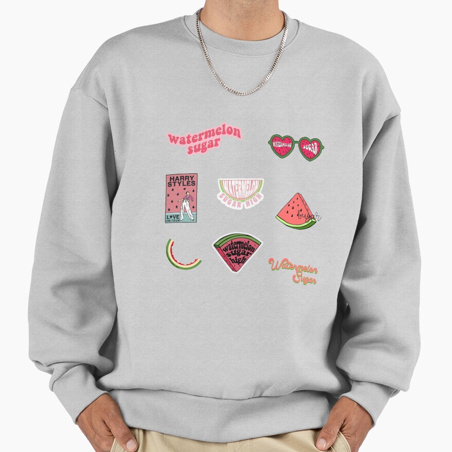 Watermelon Sugar High Sticker Pack Sweatshirt - Image 4