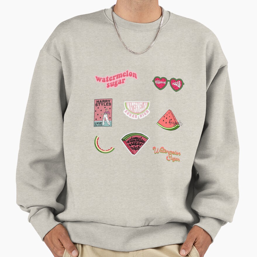 Watermelon Sugar High Sticker Pack Sweatshirt - Image 3