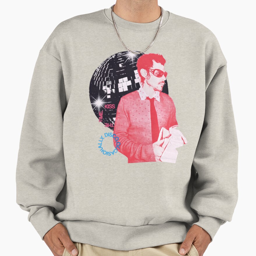 Harry Styles Seated On Disco Ball Sweatshirt - Image 3