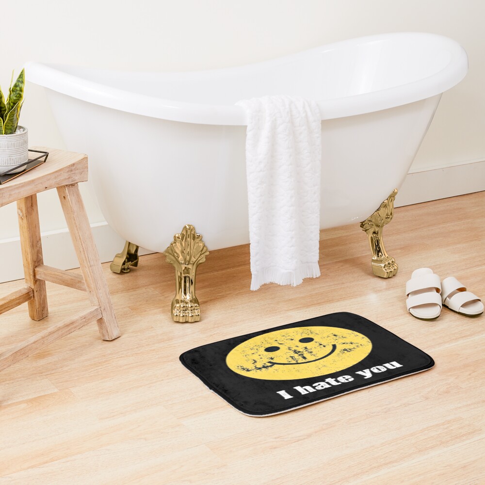I Hate You Smile Harry Styles Disco Bath Mat - Image 2