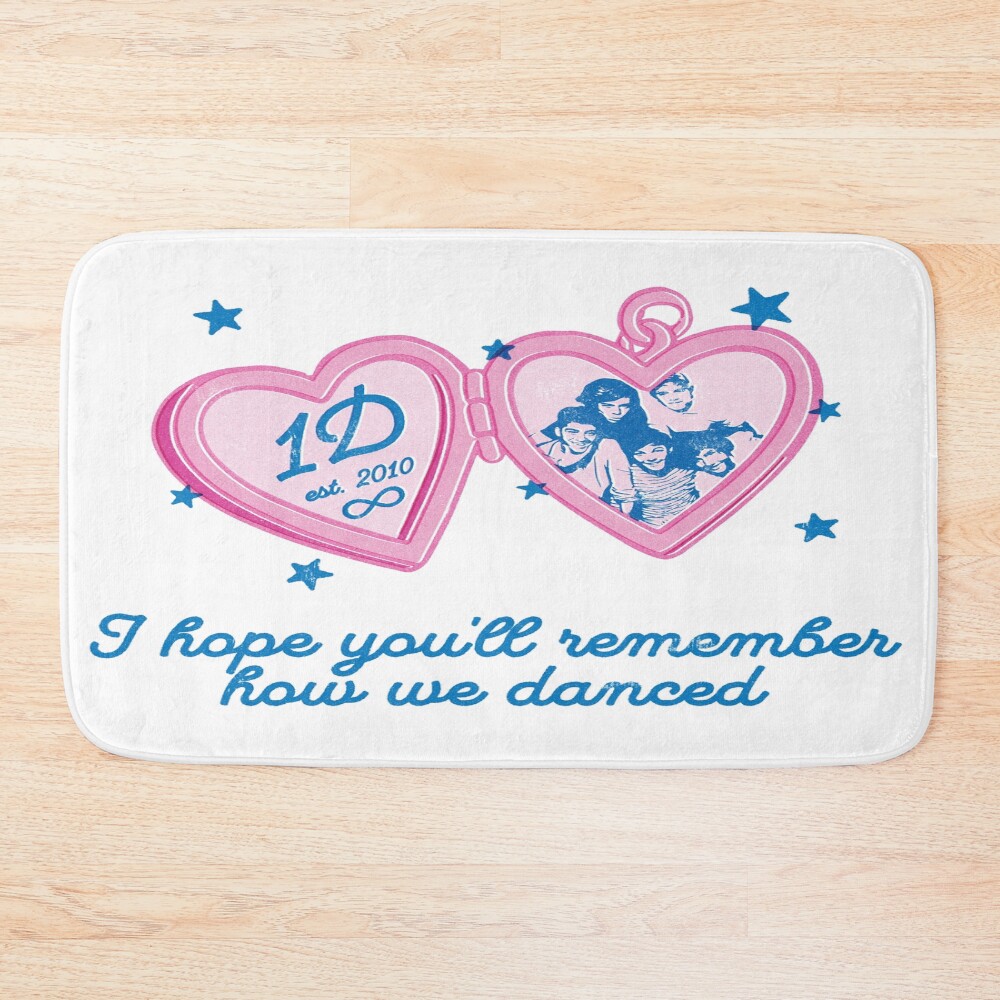 One Direction Best Song Ever Locket Bath Mat
