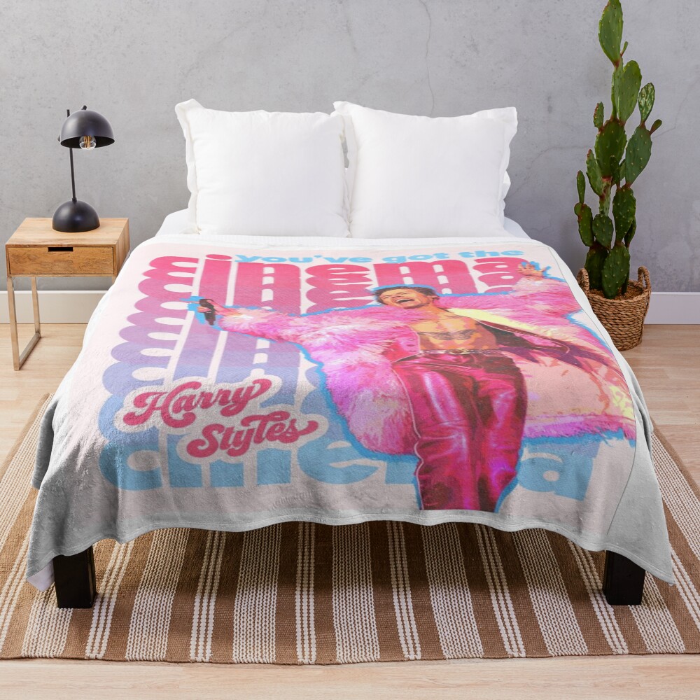Modern Pop Inspired Graphic Cover Throw Blanket