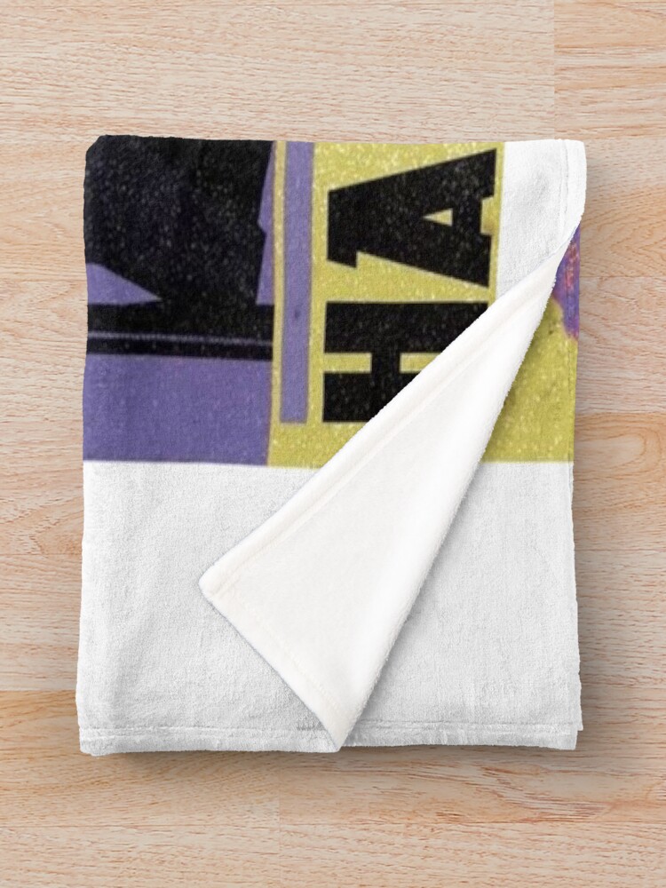 Modern Pop Inspired Graphic Poster Throw Blanket - Image 2
