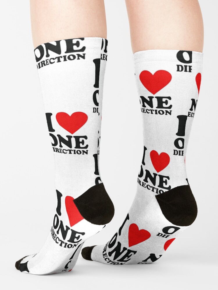 I Love One Direction Boyband Classic Socks - Image 2