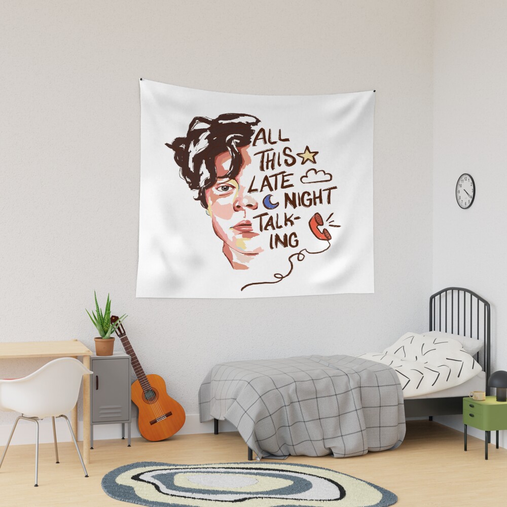 Harry Styles Late Night Talking Aesthetic Tapestry