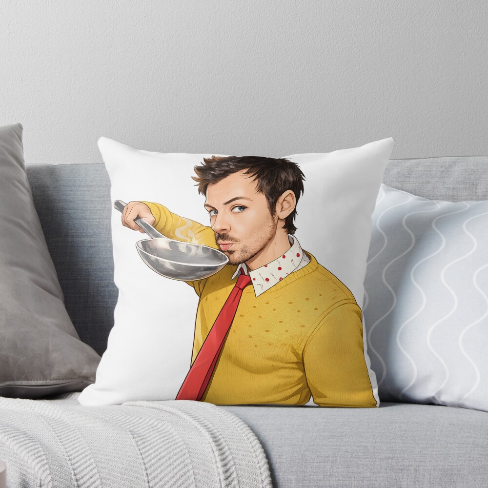Harry Styles Classic Singer Portrait Throw Pillow