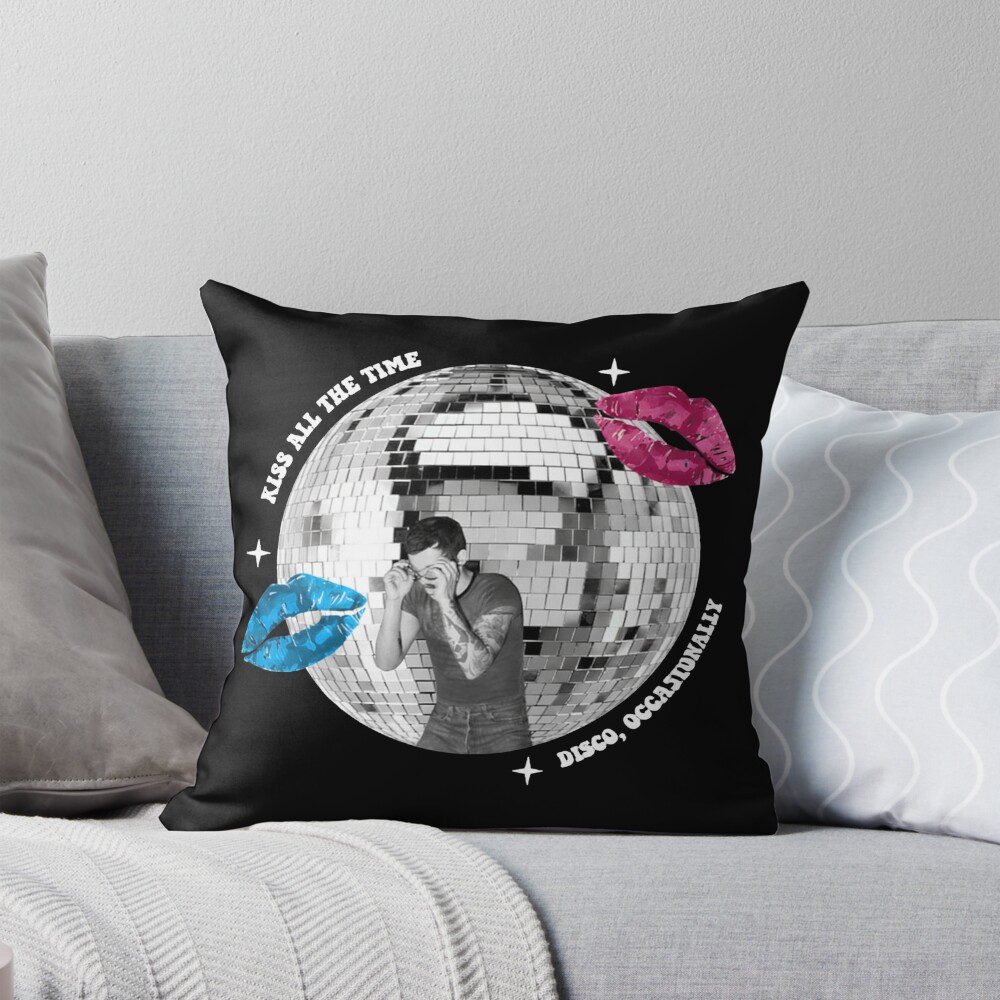 Harry Style Kiss Disco Live Tour Throw Pillow