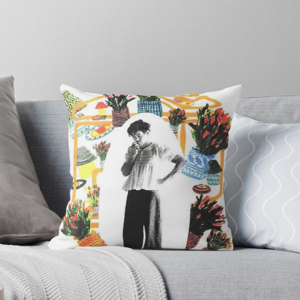 Harry Styles Vintage Artist Graphic Throw Pillow